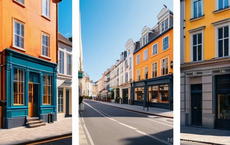 미국 역사적 건축물 방문기 - Here are three image generation prompts in English, designed to capture the essence of the described...