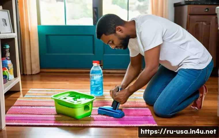 미국 자연재해 대비법 - **Prompt:** A diverse family inside a warm, well-lit home, actively preparing for a potential natura...